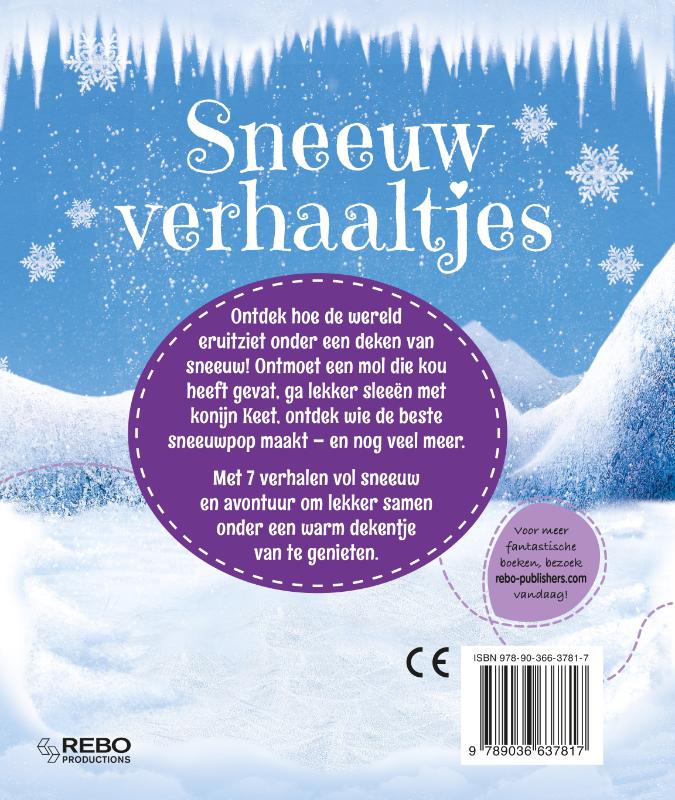 Achterkant van Sneeuwverhaaltjes