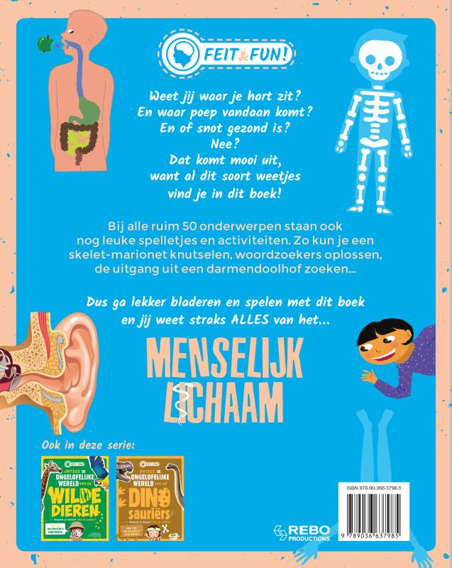 Achterkant van Ontdek de ongelooflijke wereld van het menselijk lichaam