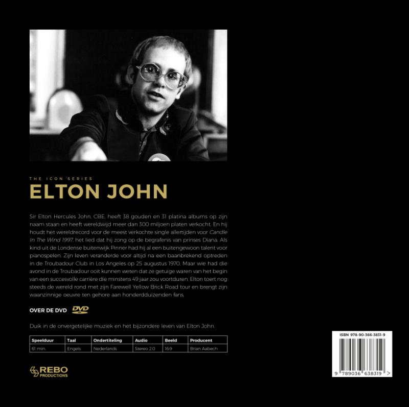 Achterkant van Elton John