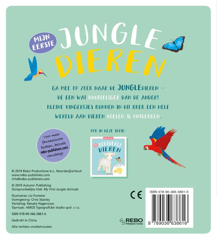 Achterkant van Mijn eerste Jungle dieren