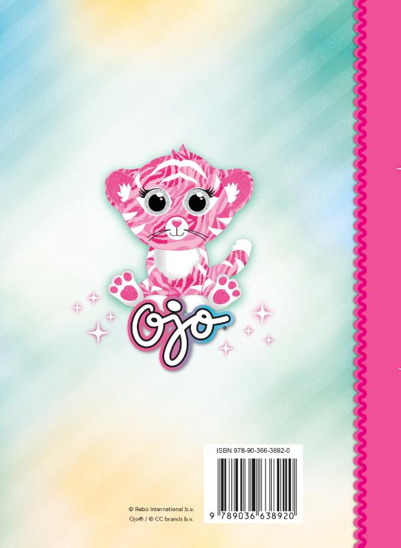 Achterkant van Ojo Furry Friends