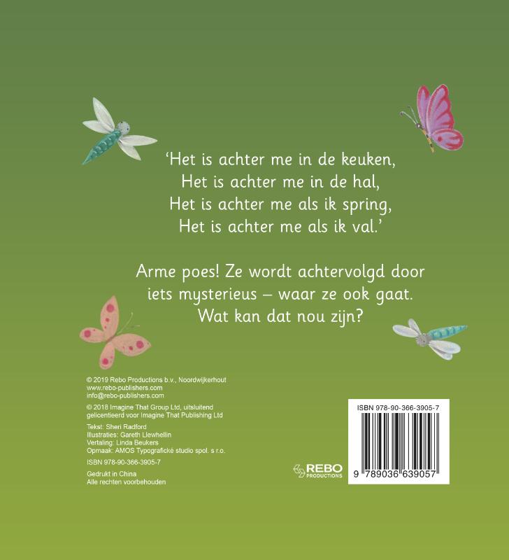 Achterkant van Wat volgt me?