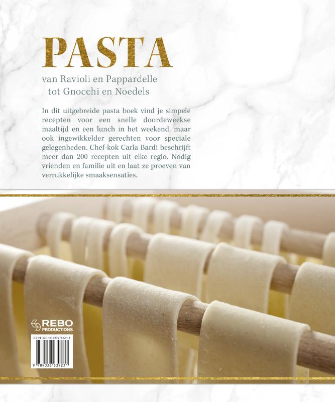 Achterkant van PASTA - 200 recepten
