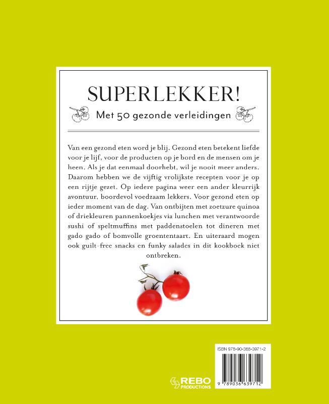 Achterkant van Super lekker!
