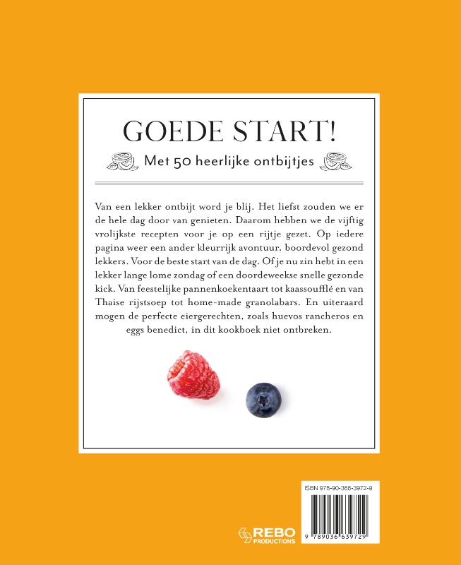 Achterkant van Goede start!