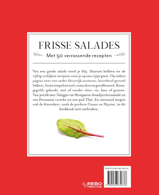 Achterkant van Frisse salades