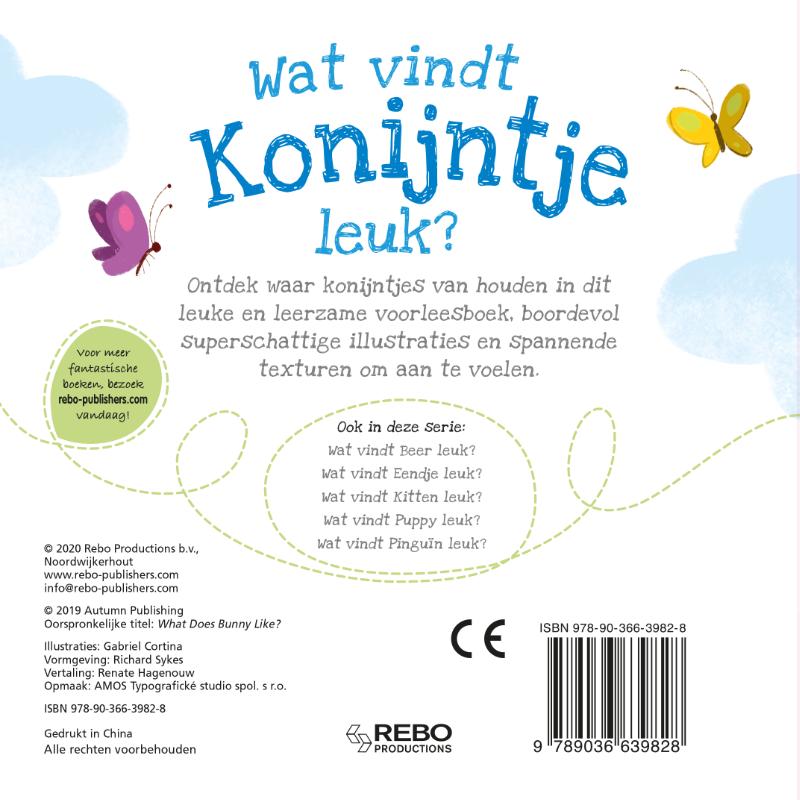 Achterkant van Wat vindt konijntje leuk?