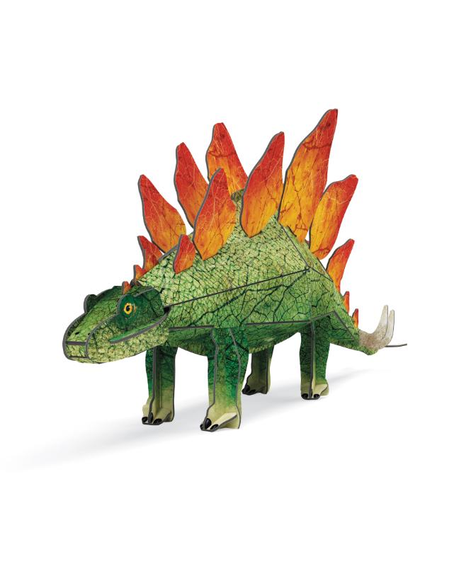 Achterkant van Stegosaurus - Boek en 3D model
