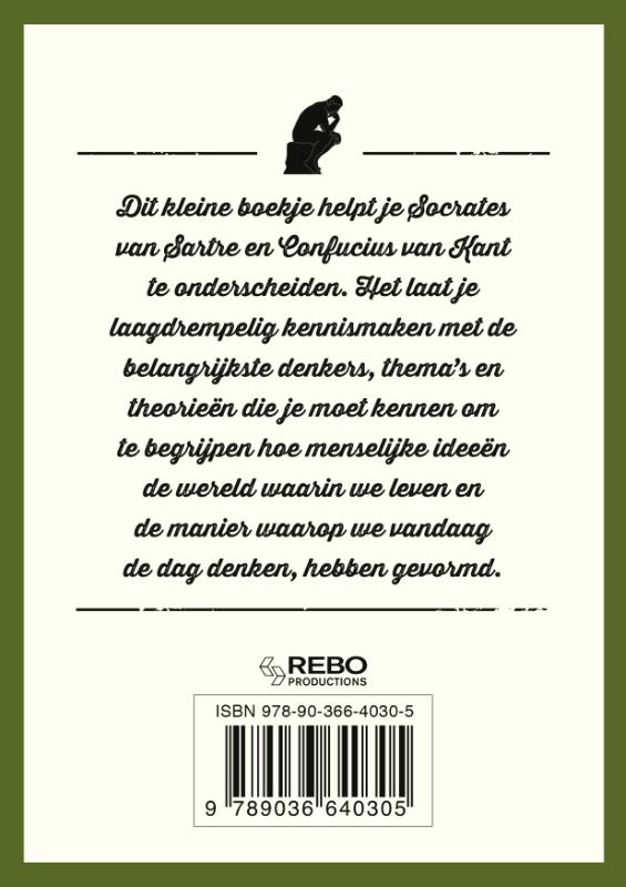 Achterkant van Filosofie