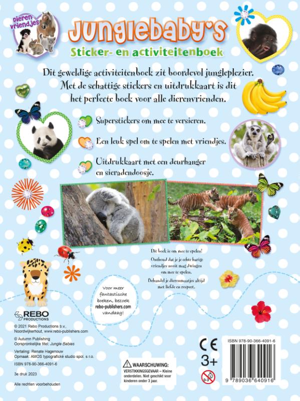 Achterkant van Junglebaby's