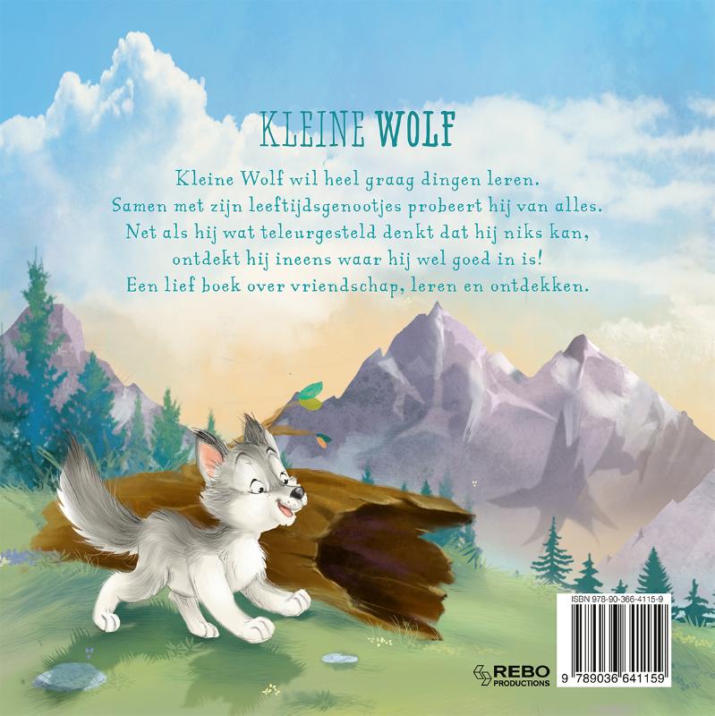 Achterkant van Kleine wolf