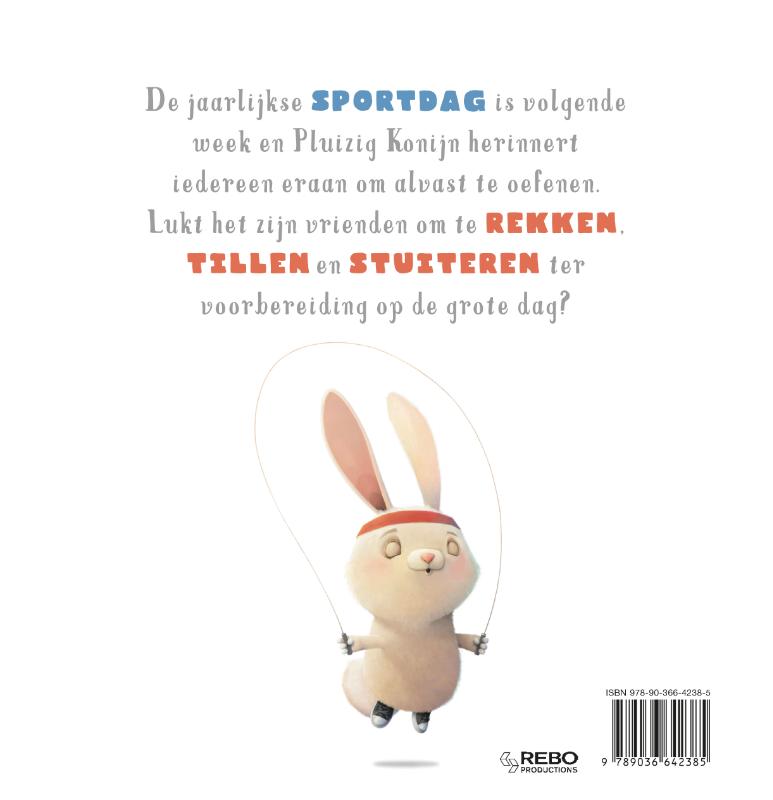 Achterkant van Wat het pluizige konijn zei tegen de luie lama