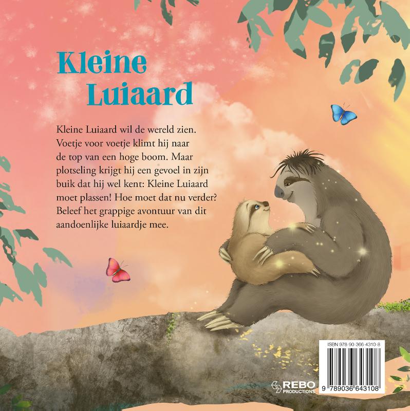 Achterkant van Kleine Luiaard