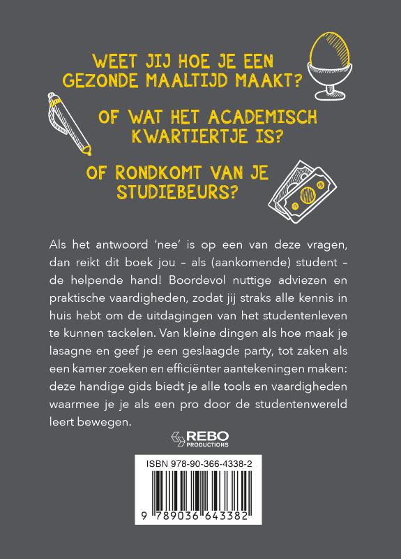 Achterkant van Lifehacks voor studenten