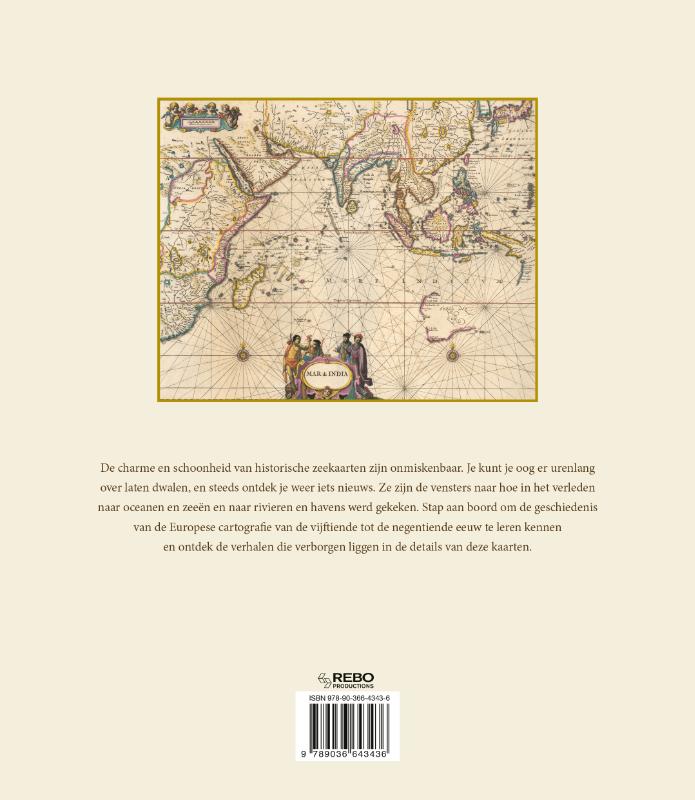 Achterkant van Historische zeekaarten