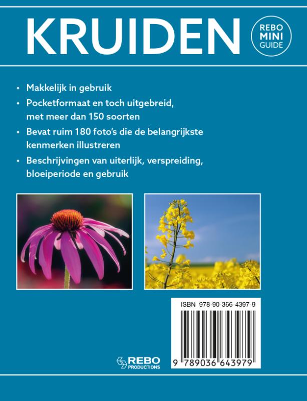 Achterkant van Kruiden - Rebo mini guide