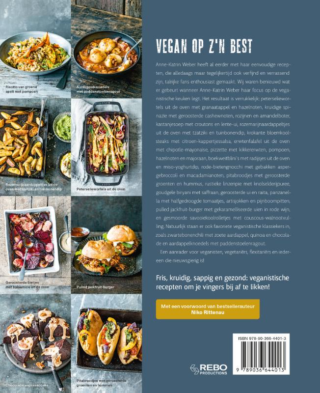 Achterkant van Puur Vegan