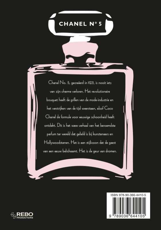 Achterkant van Chanel No. 5