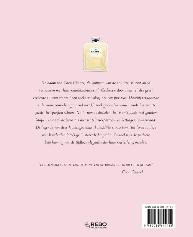 Achterkant van Coco Chanel