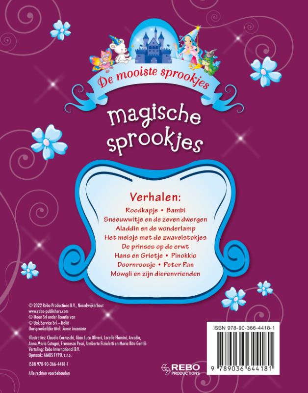 Achterkant van Magische sprookjes