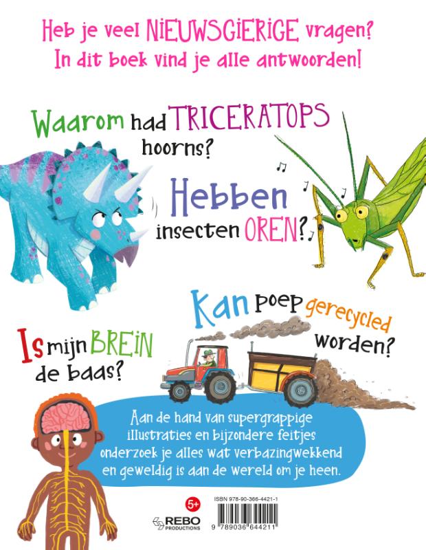 Achterkant van Ongelooflijk nieuwsgierige vragen en antwoorden