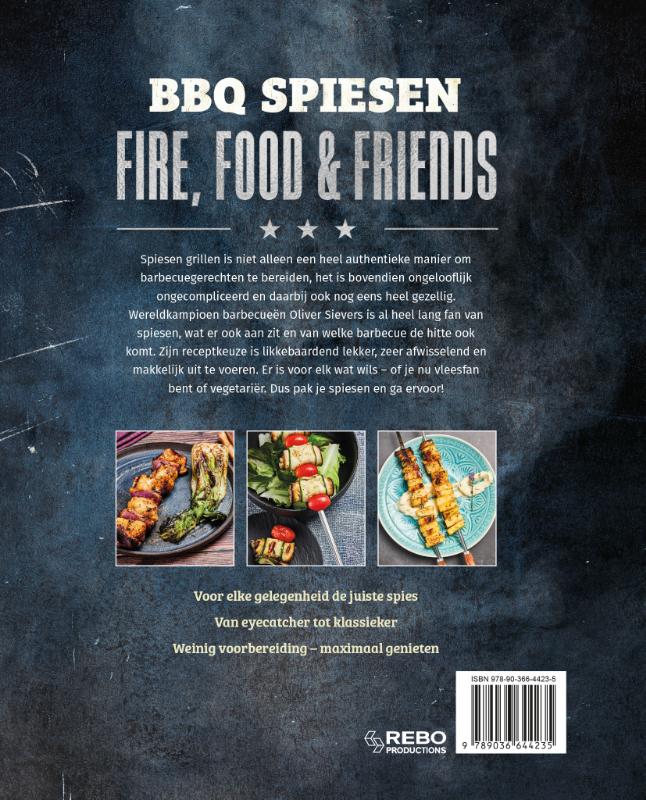 Achterkant van BBQ Spiesen