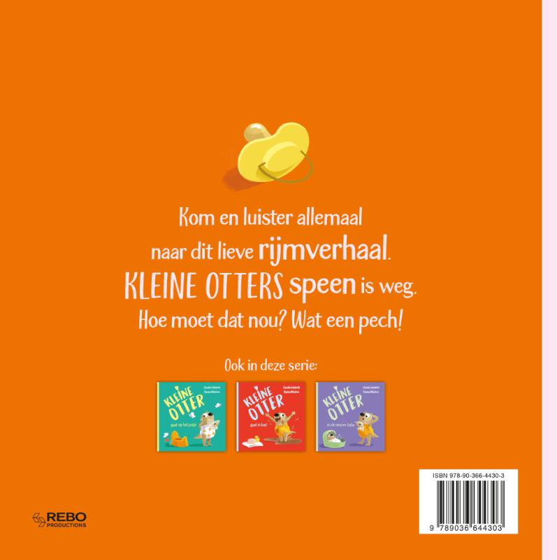 Achterkant van Kleine Otter hoeft geen speentje meer