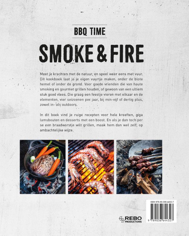 Achterkant van Smoke & fire