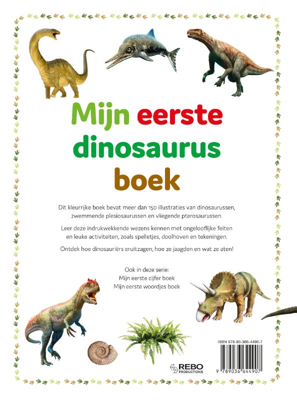 Achterkant van Mijn eerste dinosaurusboek