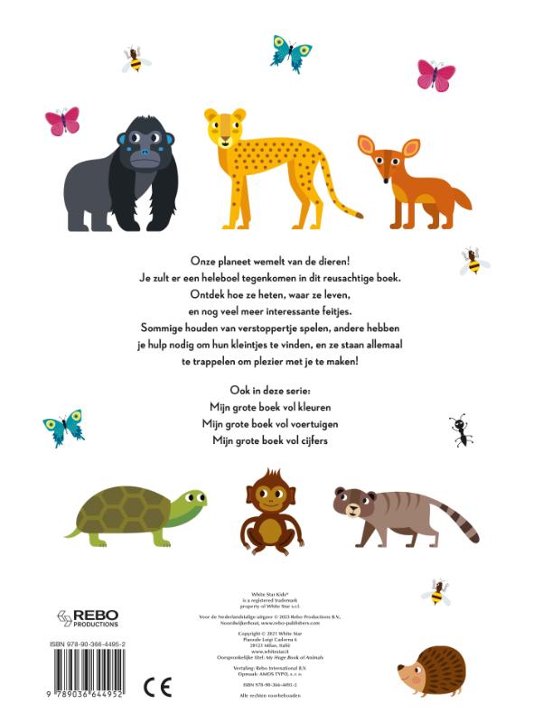 Achterkant van Mijn grote boek vol dieren