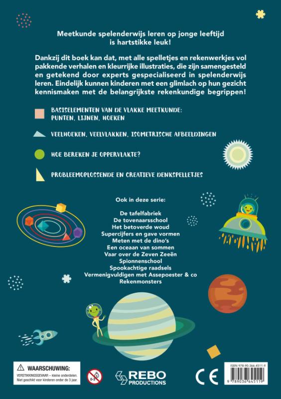 Achterkant van Meetkunde in de ruimte - Word een wiskid