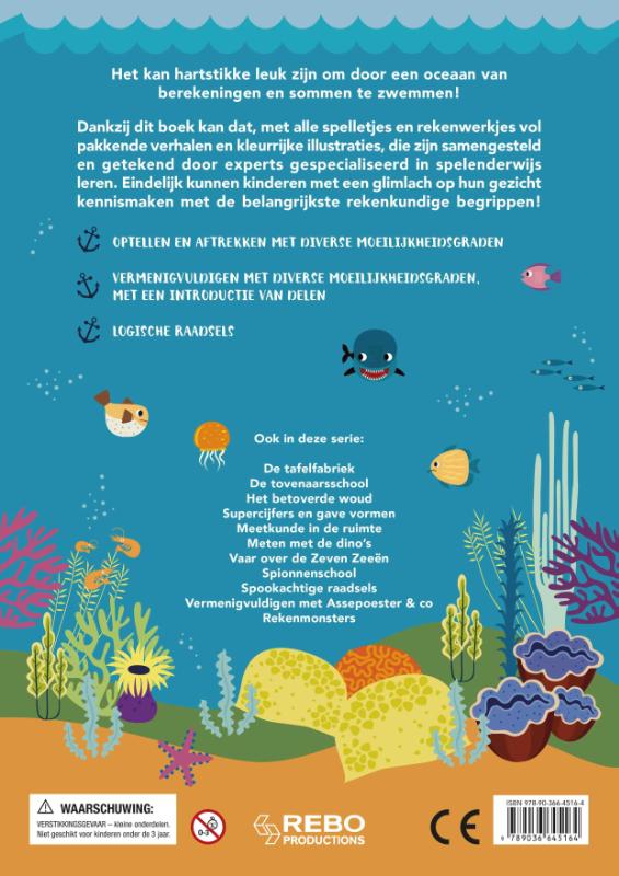 Achterkant van Een oceaan van sommen - Word een wiskid