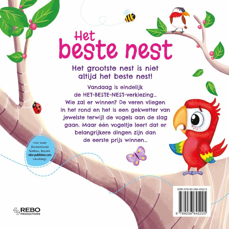 Achterkant van Het beste nest