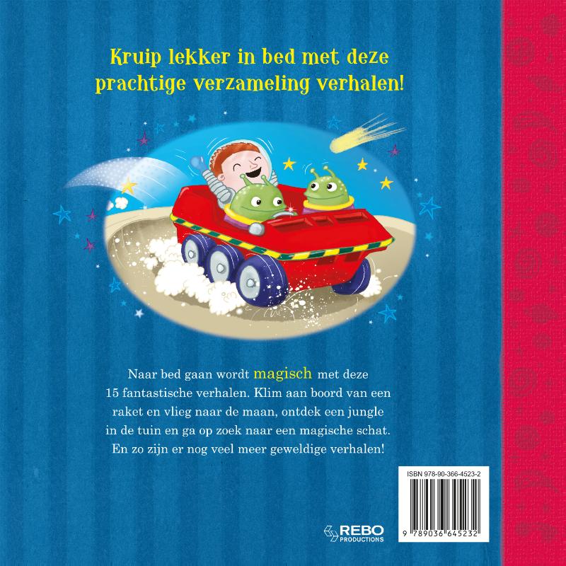 Achterkant van Mijn leukste verhalen - Blauw