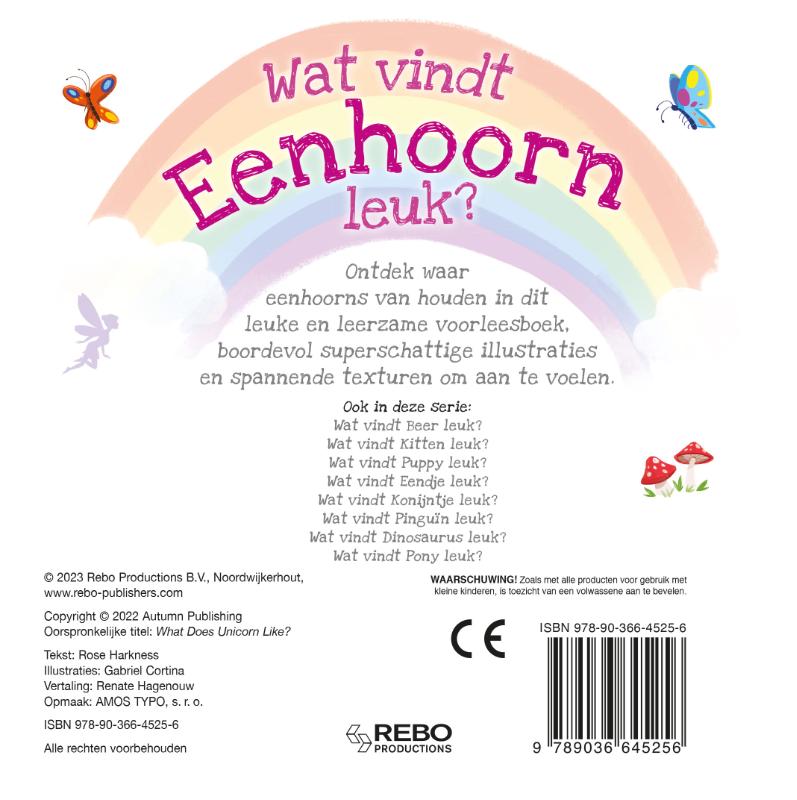 Achterkant van Wat vindt Eenhoorn leuk?