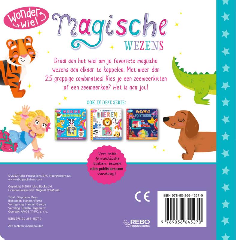 Achterkant van Magische wezens - Wonderwiel