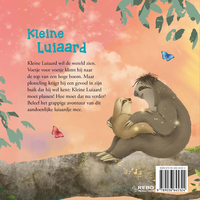 Achterkant van Kleine Luiaard