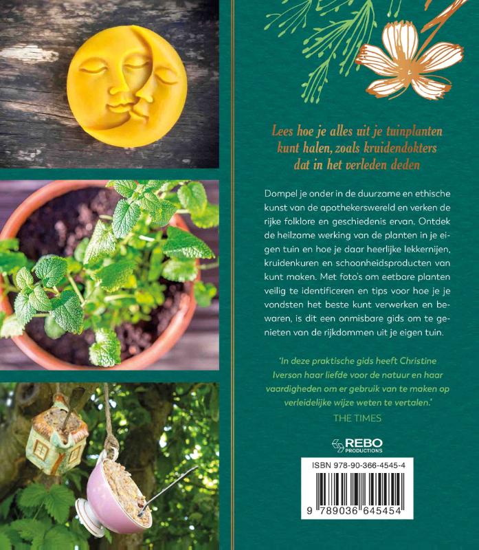Achterkant van De tuinapotheek