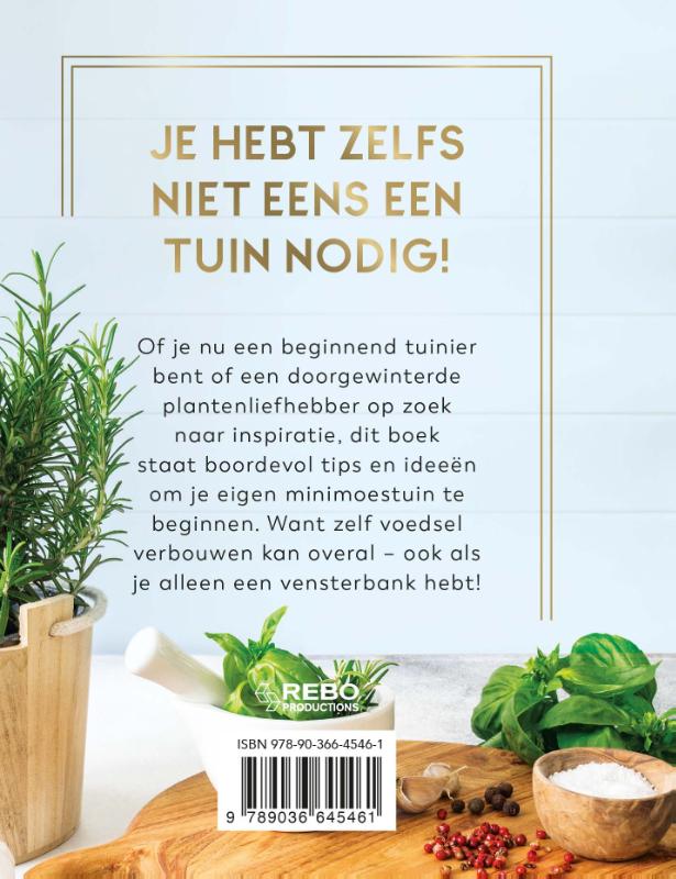 Achterkant van Mijn minimoestuin