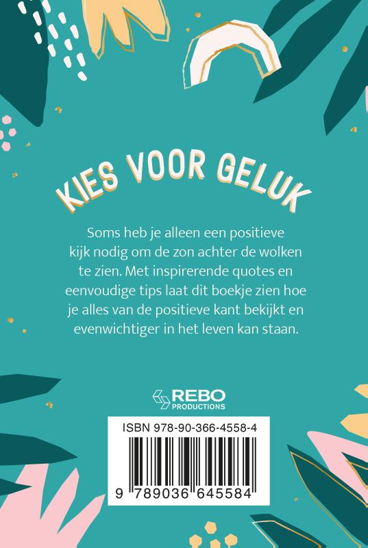 Achterkant van Positiviteit voor elke dag