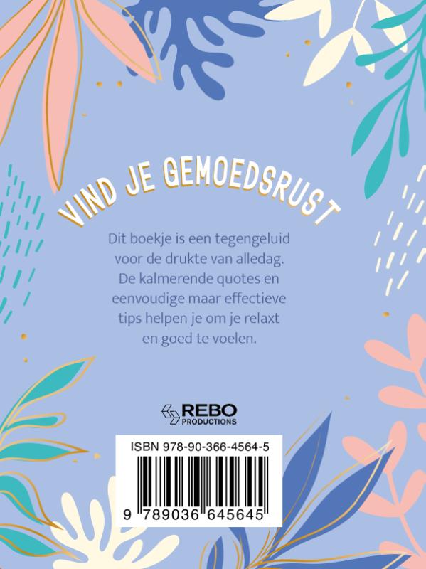 Achterkant van Ontspanning voor elke dag