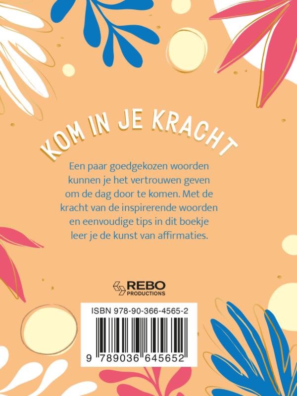 Achterkant van Affirmaties voor elke dag