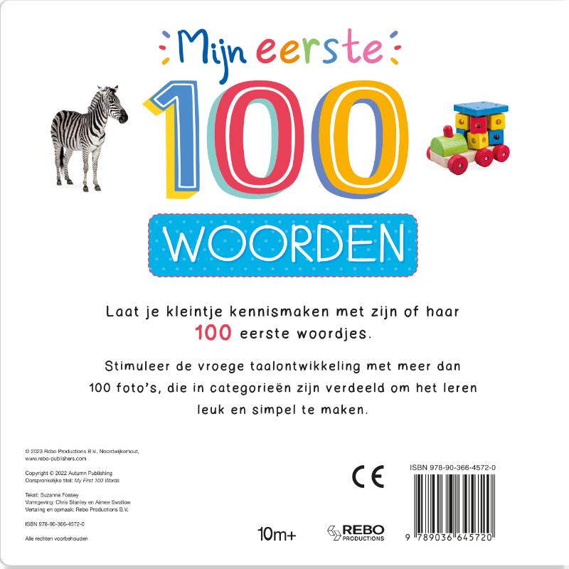 Achterkant van Mijn eerste 100 woorden