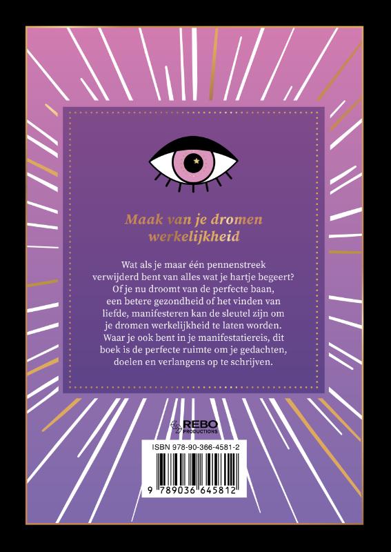 Achterkant van Mijn manifestatie journal
