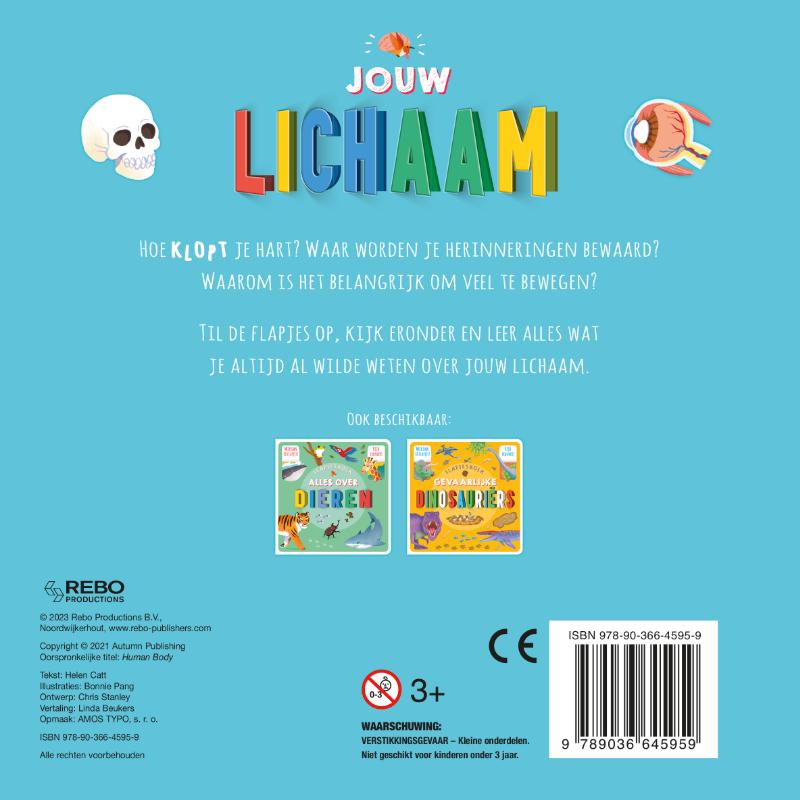 Achterkant van Flapjesboek Jouw lichaam