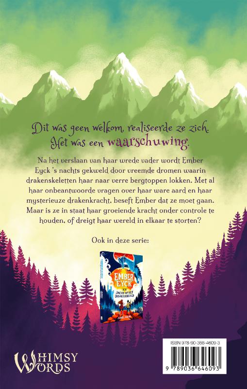Achterkant van Ember Eyck en de duistere drakenbotten