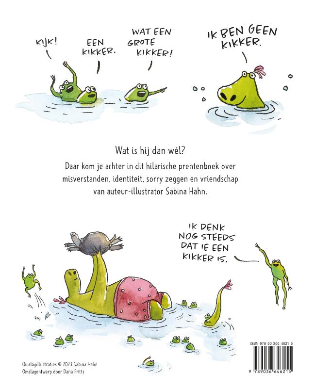 Achterkant van Ik ben een draak!