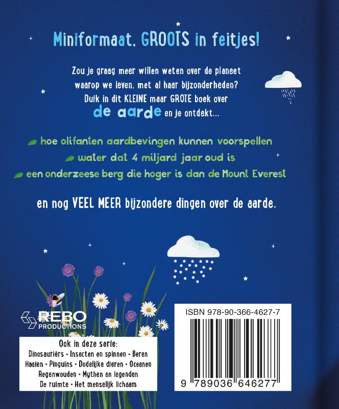 Achterkant van Het kleine maar grote boek over de aarde
