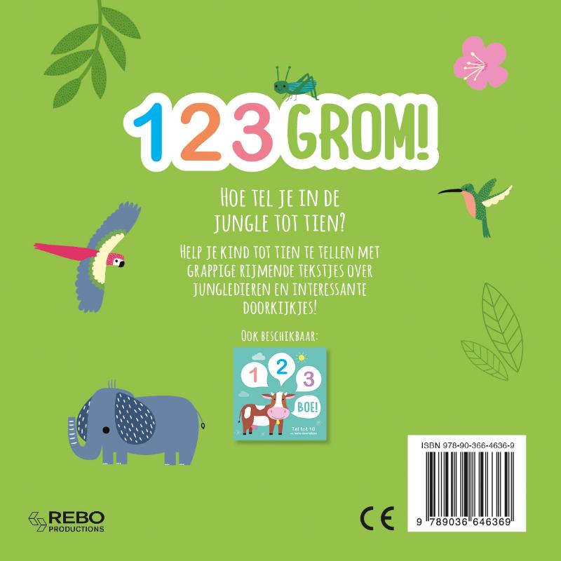 Achterkant van 123 Grom!