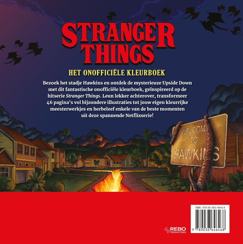Achterkant van Stranger Things